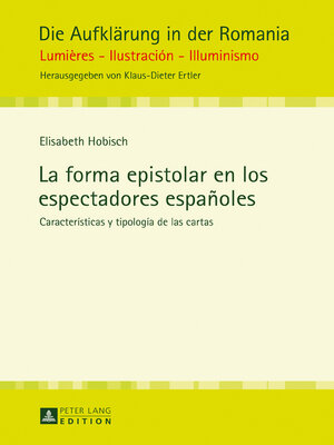 cover image of La forma epistolar en los espectadores españoles